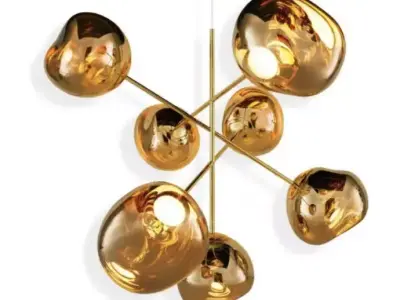 Melt Chandelier Large Free 3D model