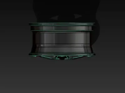 Rim 3D model teflon cup 3D print model