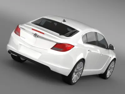 Vauxhall Insignia Hatchback 2009-2013 3D model