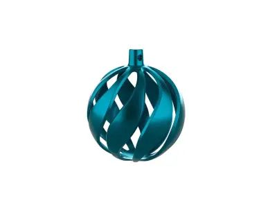 Christmas Xmas Tree Ball Decoration 3D print model