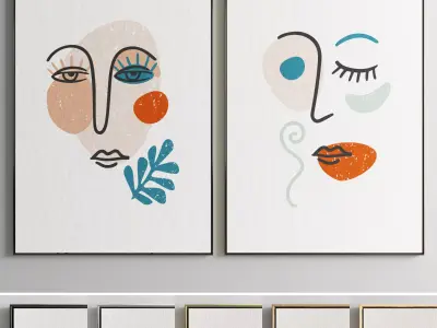 Photo Frame 27 Low-poly 3D model