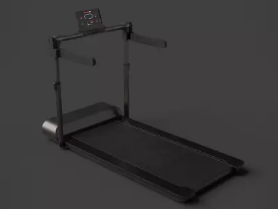 Treadmill for Cardio Exercise 3D model