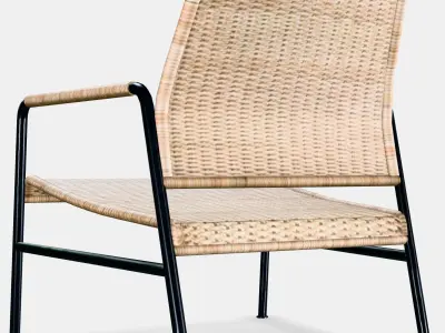 ULRIKSBERG Armchair Low-poly 3D model