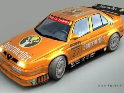 Alfa Romeo v6 3D model