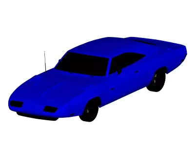 Dodge Charger Dayton 1970 3D model