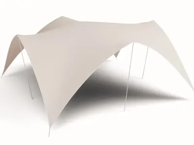 Stretch tent Free 3D model