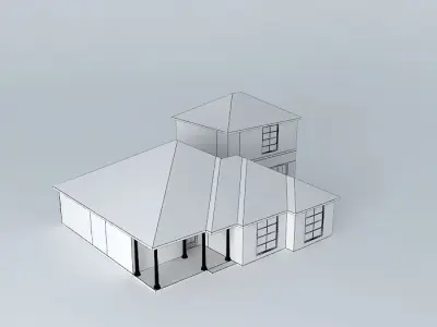 Luxury Cabin Free 3D model