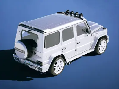 Mercedes AMG G63 Mansory Gronos 2017 Low-poly 3D model