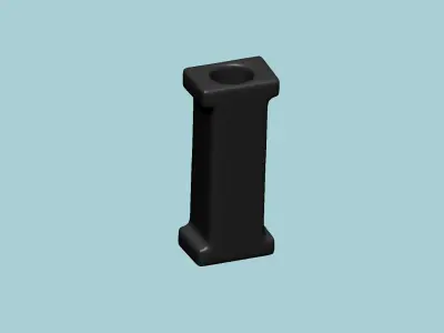 Vase I - Alphabet Vases Collection Letters - STL Printable 3D print model
