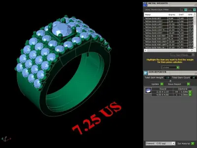 Luxury Men Rings Designs 4MR070 3D print model