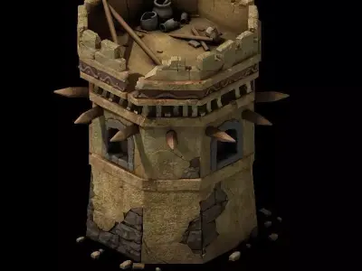 tower build 3D model