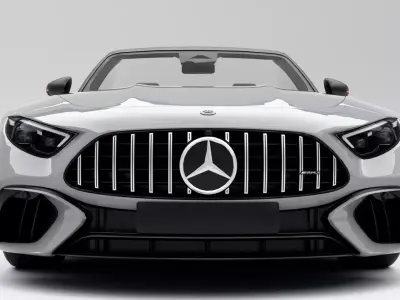 Mercedes-Benz AMG SL63 2022 Low-poly 3D model