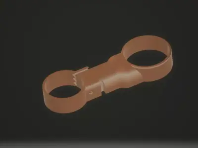 Gauge holder for steering column VW Beetle FINISHED 3D print model