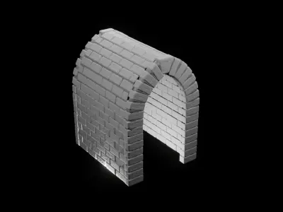 Small Arch Tunnel  3D model