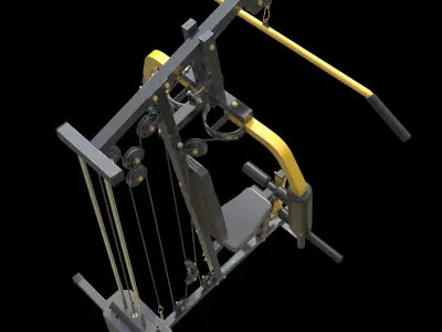 Bodybuilding Station 3D model