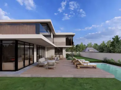 Modern Villa 3D model buy