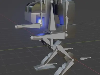 Mech Robot Free low-poly 3D model