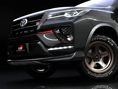 Titan FR2 Wheels 3D model