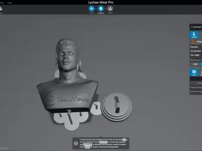  Cristiano Ronaldo 3D Printable Bust 3D print model