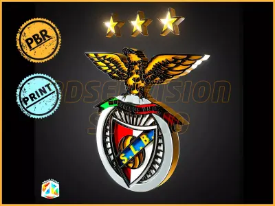 Sport Lisboa E Benfica logo -  Cinematic - 3D print 3D model