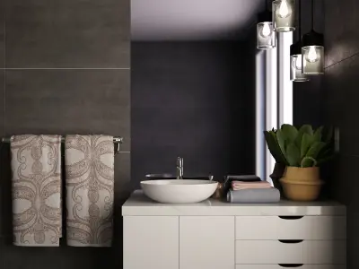 Bathroom 05 3D model