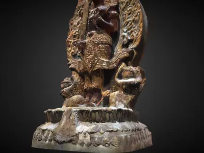 Guardian God 3D print model
