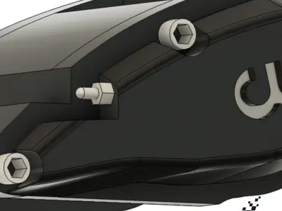 Wilwood 6 Piston Capiler plus Disk or Rotor 3D print model