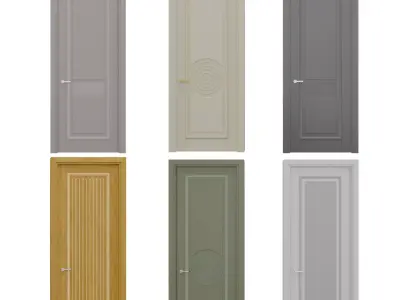 Door set 3D model