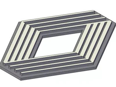 renault logo 3D model get