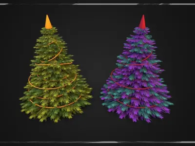 Christmas Pack 3D model buy