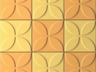 Panel3D06 wall panel 3D model
