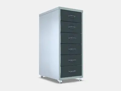 HELMER HELMER Drawer unit with casters 3D model