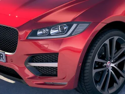 Jaguar F-pace R 2019 3D model