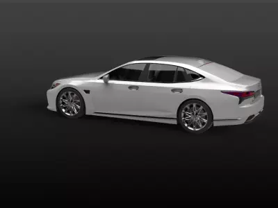 Lexus LX 550h 3D model