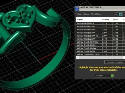 Propsal Diamond Ring 3d Printable Model 3D print model