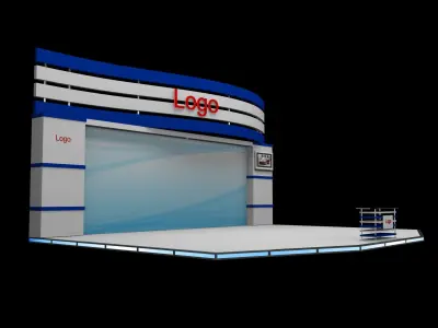 3d Car Display setup  3D model