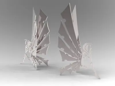 Book holder Fairy Free 3D print model