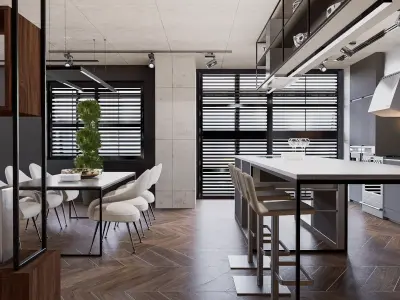 Modern living - C1 3D model