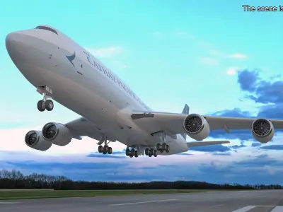  Boeing 747-8 Cathay Pacific Cargo Aircraft 