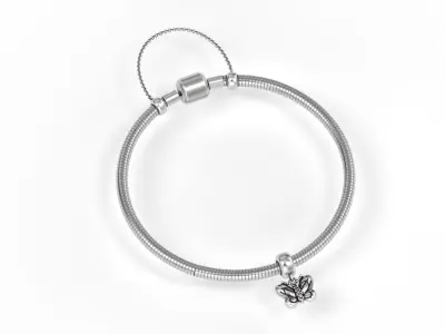 Butterfly with Gems 3D print model