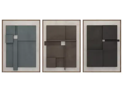 Art frame-set 002 3D model