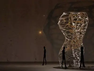 Zaha Inspired Sculpture 3D model