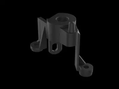 Headlamp mounting bracket for repair 3D print model