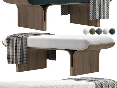 Stami Bench By Gallottiradice 3D model