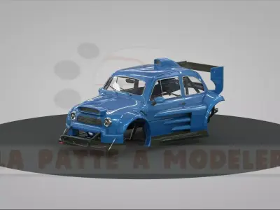 Fiat 500 HW LPAM 3D model
