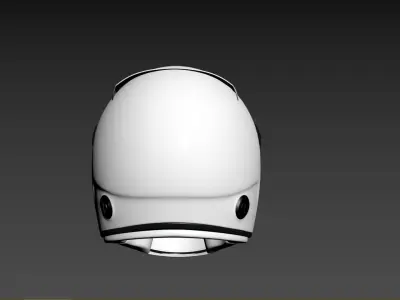 F1 Racing Helmet Low-poly 3D model