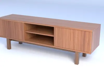 STOCKHOLM TV bench Ikea 3D model