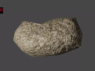 Stone Free low-poly 3D model