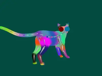 Abyssinian Cat 3D model