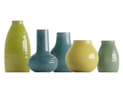 Set ceramic decorative 2 3D model